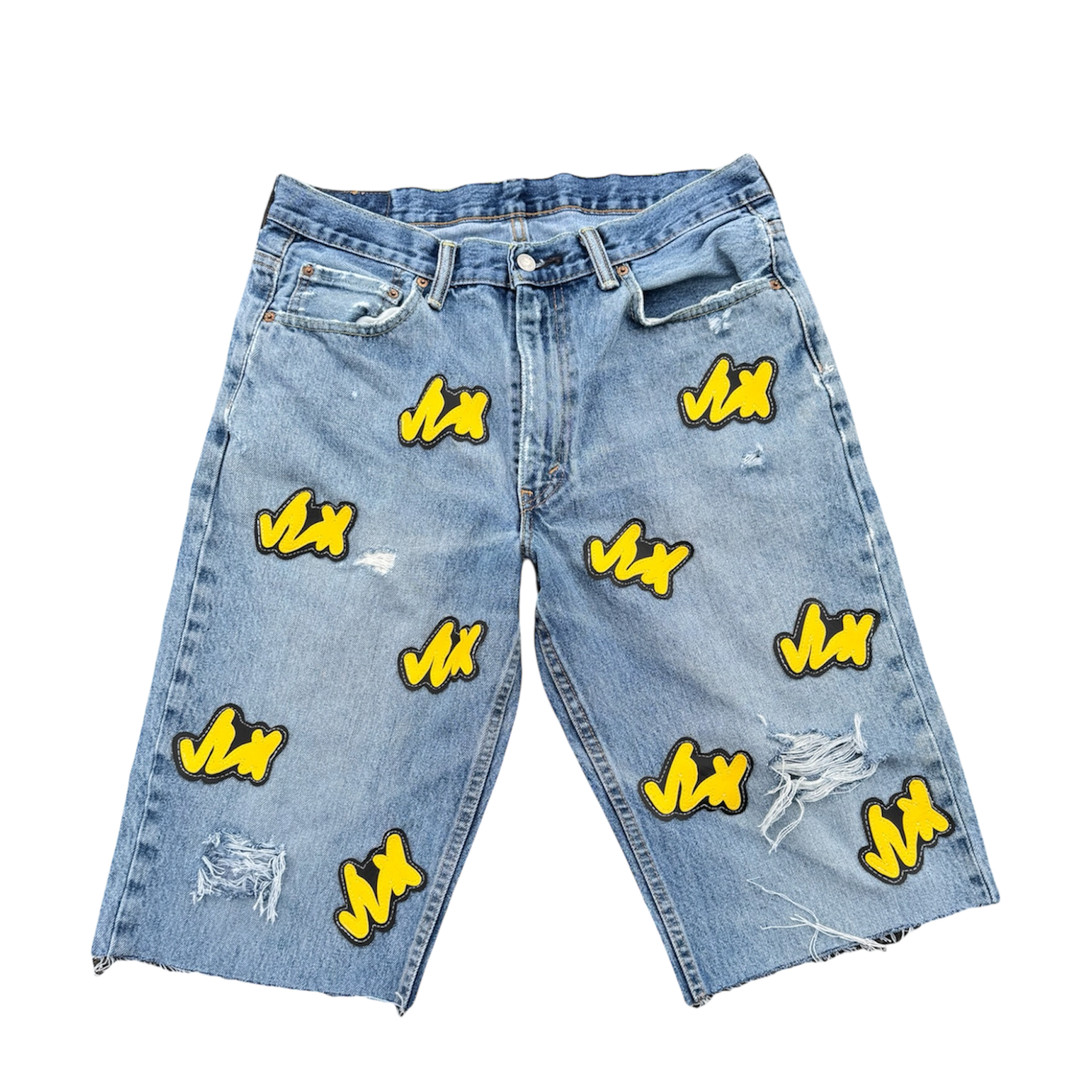 Yellow VLN “Stamp” Jorts