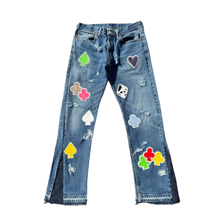 VEGAS "POKER" DENIM JEANS