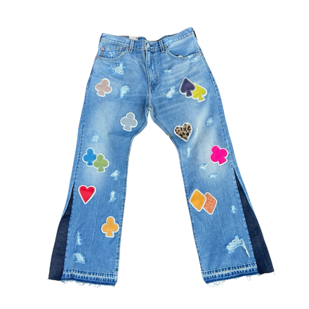 ATLANTIC CITY "POKER" DENIM JEANS