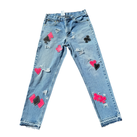 ROSẼ "POKER" DENIM JEANS