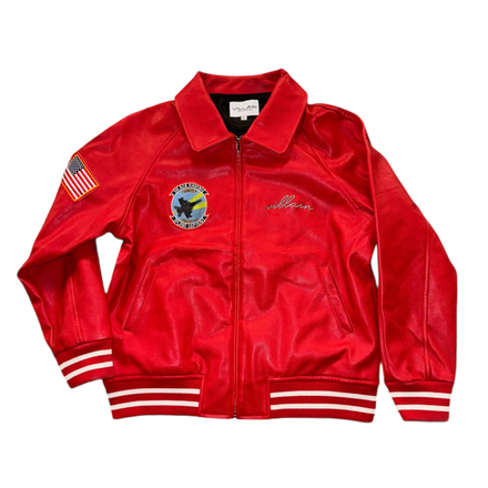 (Red) “Millionaire” Leather Jacket