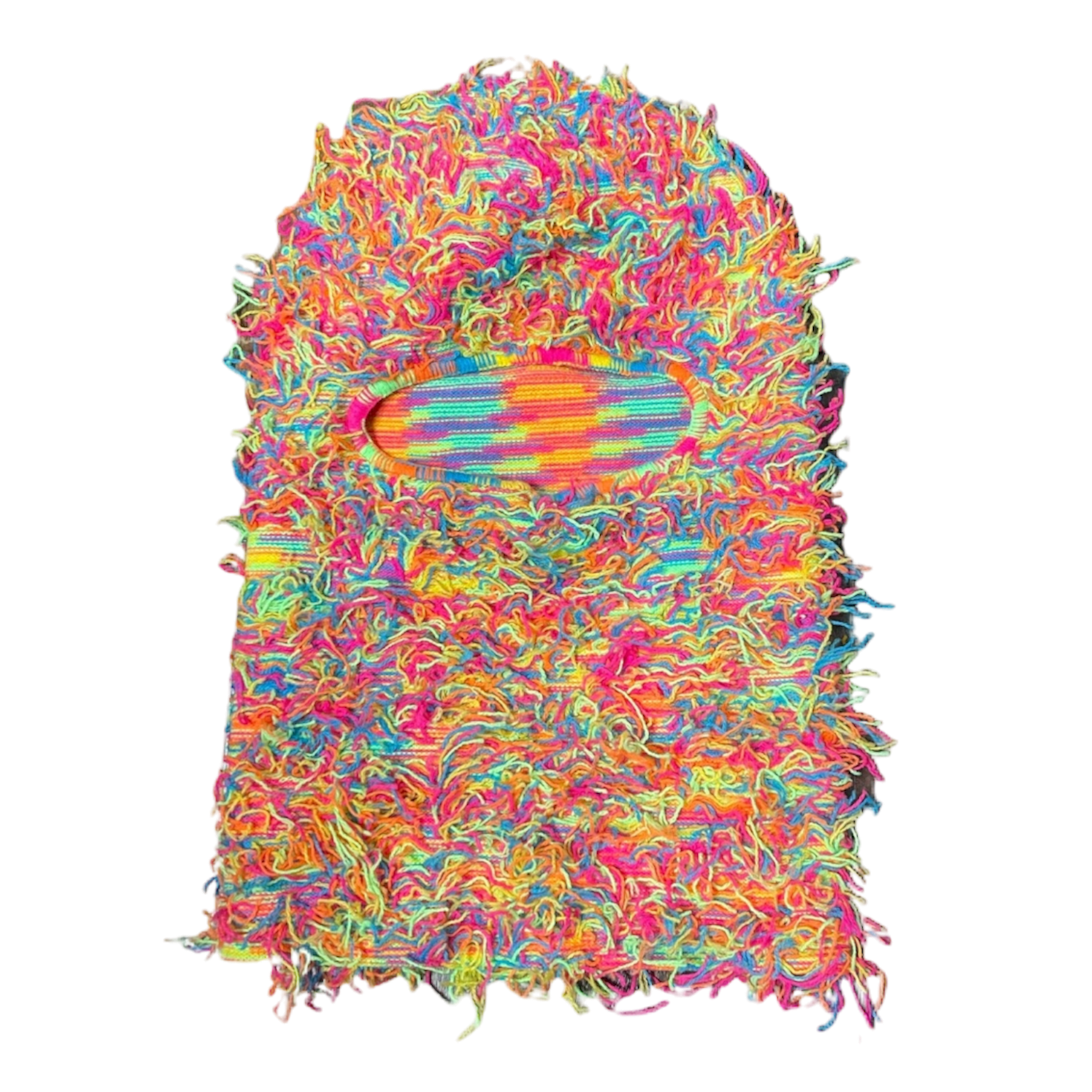 (Multicolor) Distress Balaclava