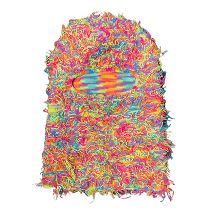 (Multicolor) Distress Balaclava