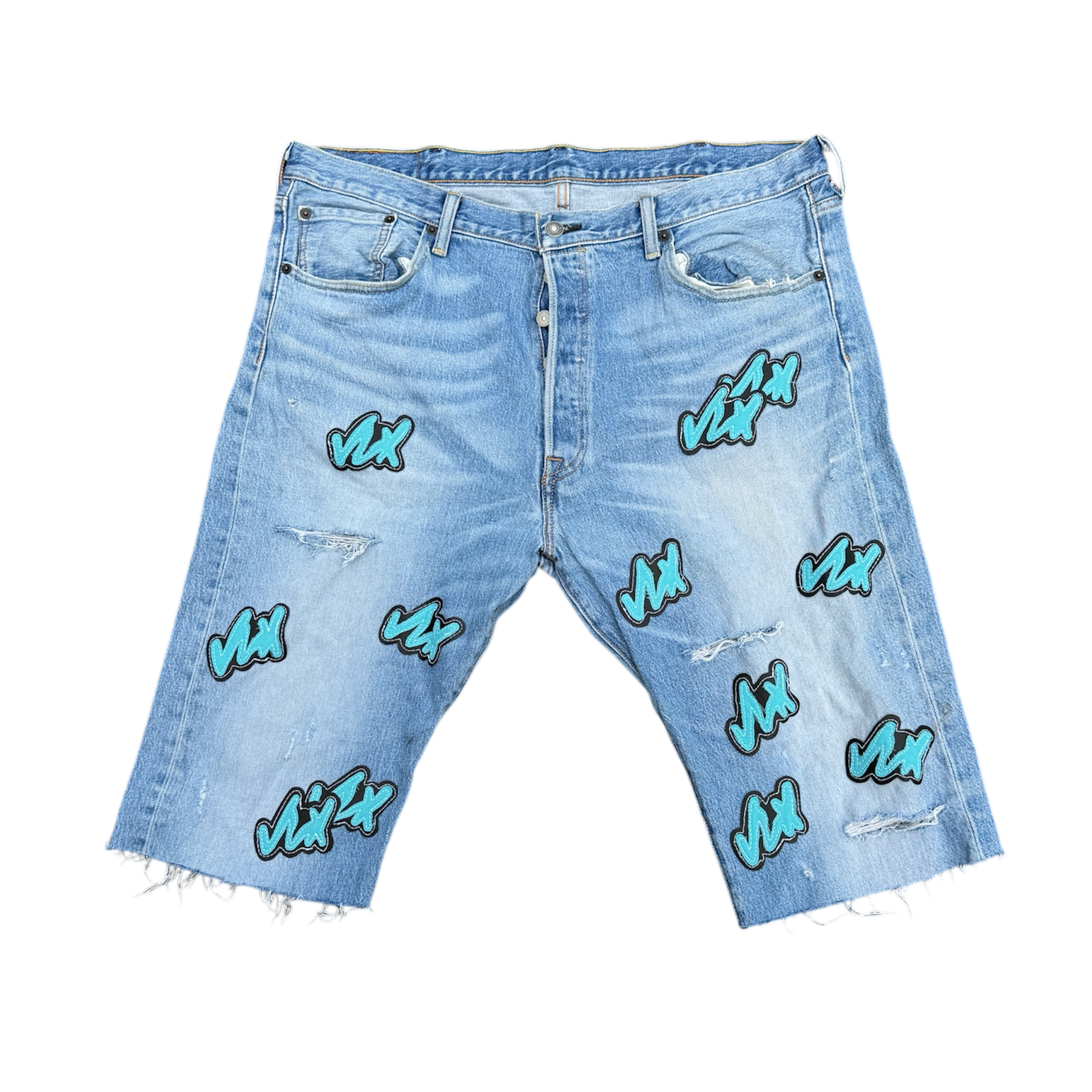 Blue VLN “Stamp” Jorts