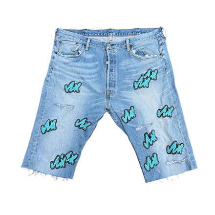 Blue VLN “Stamp” Jorts