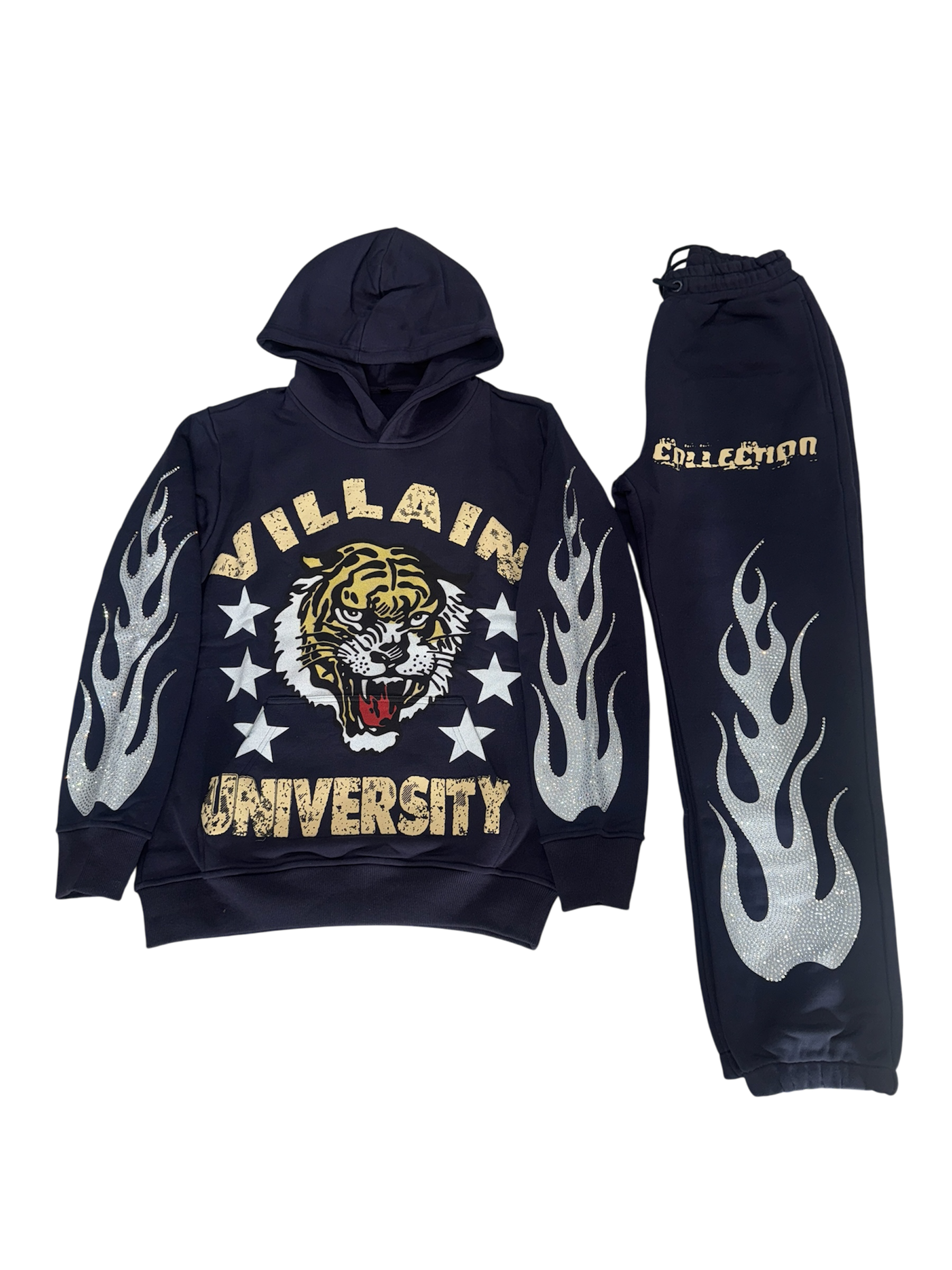 “VLN UNIVERSITY” (tiger) navy