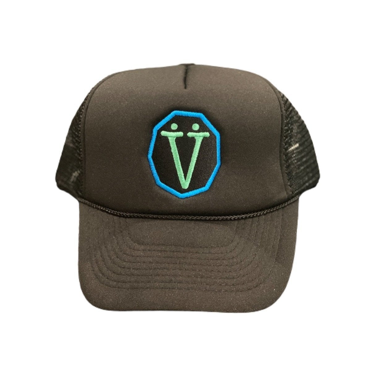 “V-Logo” Trucker - BLACK